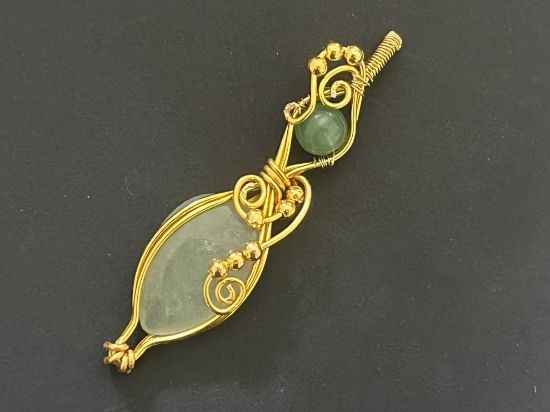 Immagine di rooted in nature By Seraphin MS , collana in avventurina 